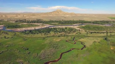 Wind River rezervasyon Wyoming Crowheart Butte 