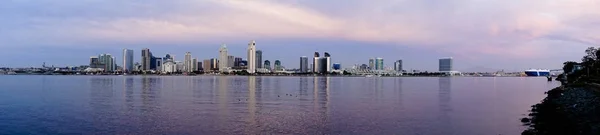 San Diego breed panoramisch uitzicht Coronado Island Stille Oceaan bay — Stockfoto