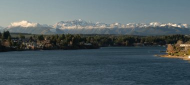 Olimpiyat Dağları Puget Sound Bremerton Washington 
