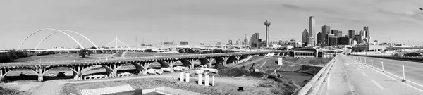 Construction des ponts de Trinity River Dallas Texas Transportation Road — Photo