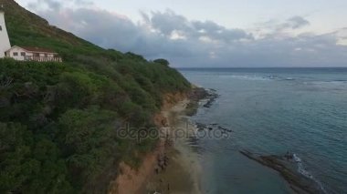 Elmas kafa feneri Güney Oahu Adası Hawaii Pasifik Okyanusu