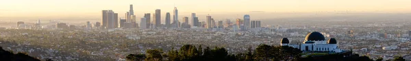 Bella luce Los Angeles Downtown City Skyline Urban Metropol — Foto Stock