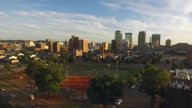 Birmingham Alabama şehir şehir manzarası beyzbol Parkı