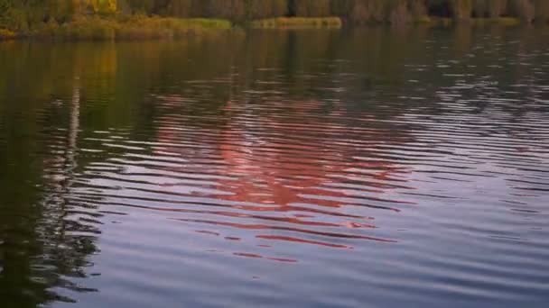 Lassen Peak Manzanita Jezero Sunset Kalifornie Národní Park — Stock video