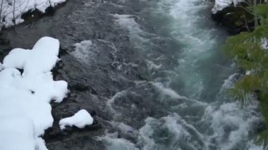 Rogue River viraj şiddetli su sel Oregon State