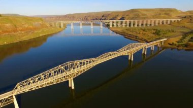 Lyon'un feribot yılan ile Palouse nehir Washington devlet arasında köprü