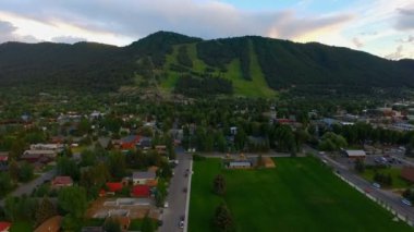 Jackson Wyoming Snow King Mountain Kayak pistleri üzerinde