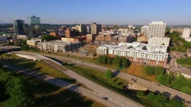19. yüzyıl binaları ve dükkanlar ABD Kuzey Amerika ile Doğu Tennessee Knoxville şehir duruyor