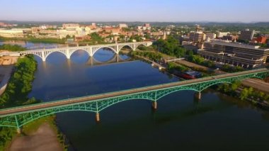 Sunrise binaları şehir şehir manzarası Knoxville Tennessee Amerika Birleşik Devletleri