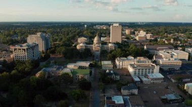 Öğleden sonra Jackson Mississippi Şehir Merkezi 'nde