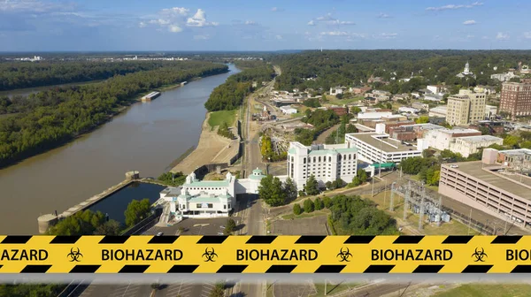 Governador Lee Assina Ordem Para Exigir Residentes Vicksburg Para Ficar — Fotografia de Stock