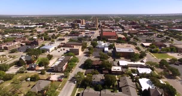 Abilene Texas Downtown Skyline Vue Aérienne 