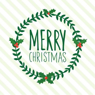 Noel kartı, Noel öğeleri, izole yüksek çözünürlüklü