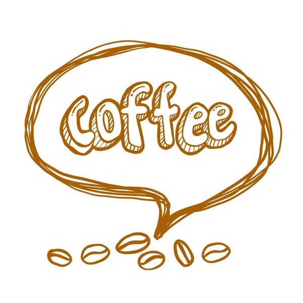 Kaffee-Elemente, Kaffee-Sammlung, Illustration isoliert hohe Auflösung — Stockvektor