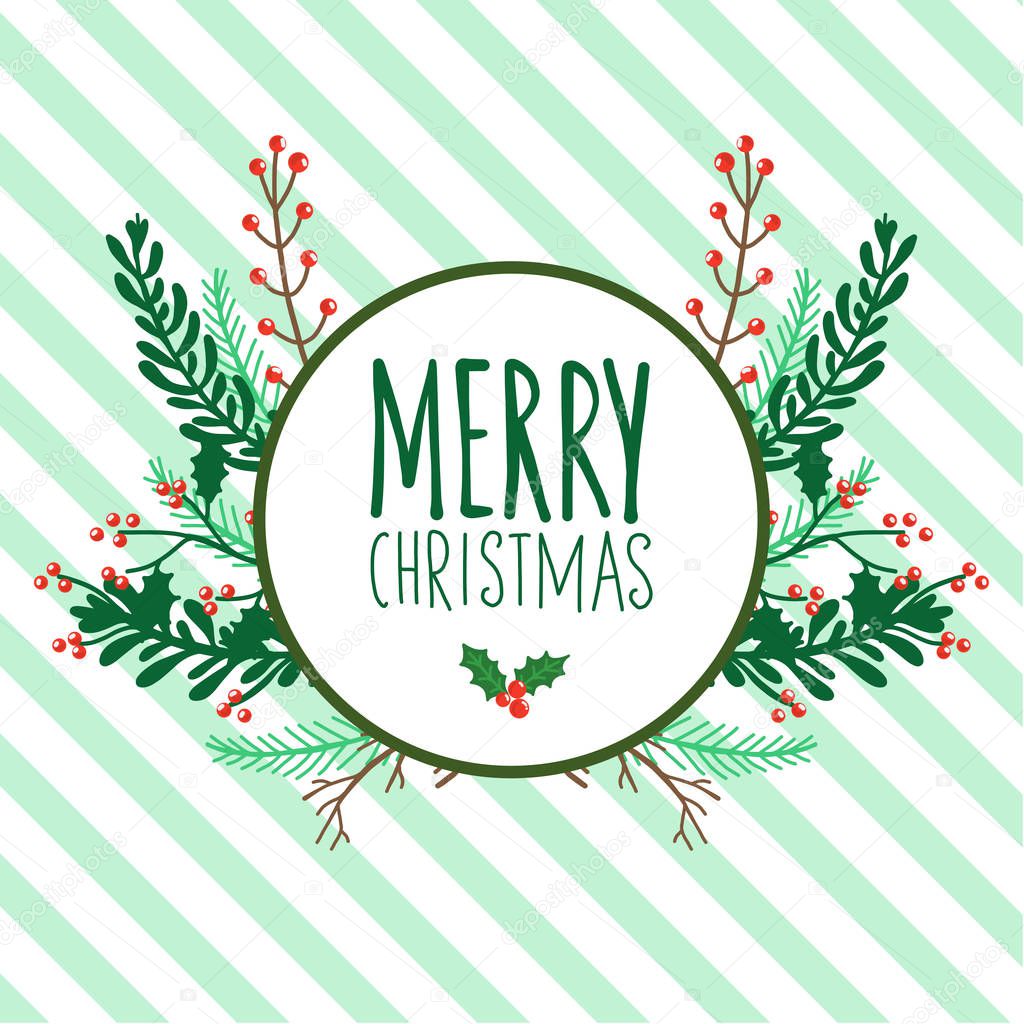 Christmas card, christmas elements, isolated high resolution