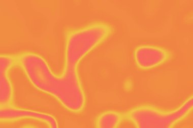 Turuncu arkaplanda eğlenceli renk soyutlaması