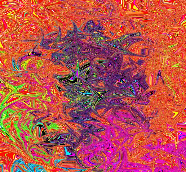 Kleurrijke fantasie met elementen van abstractie — Stockfoto