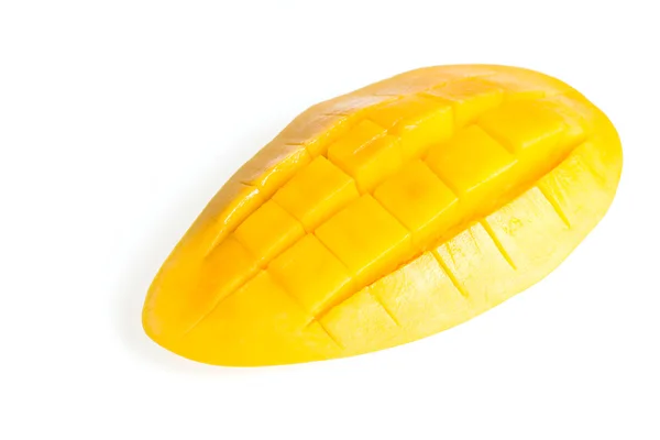 Mango-Scheibe isoliert — Stockfoto