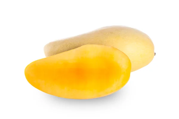 Mango-Scheibe isoliert — Stockfoto