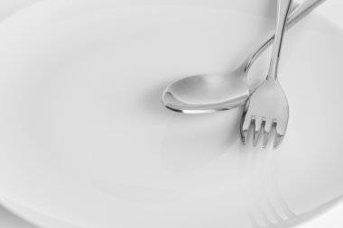 Çatal ve kaşık plaka 