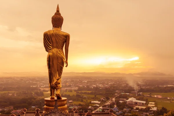 Kultainen buddha patsas — kuvapankkivalokuva