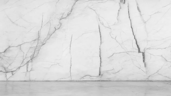 Witte achtergrond van het patroon van marmer stenen vloer voor ontwerp — Stockfoto