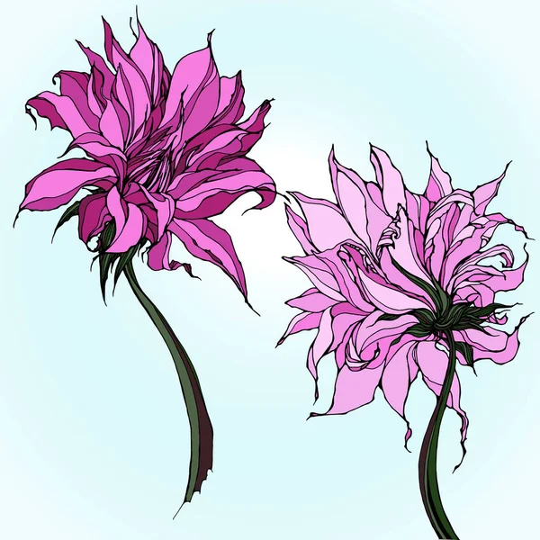 Vektör çok renkli şemsiye ve küçük mavi yağmur damlaları ile sorunsuz