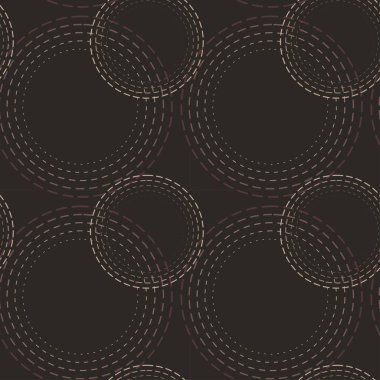 Soyut daireler geometrik kusursuz desen 