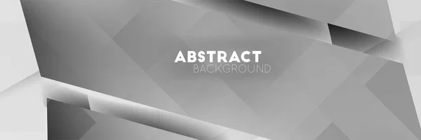 Geometric abstract dark gray glowing background — Stok Vektör