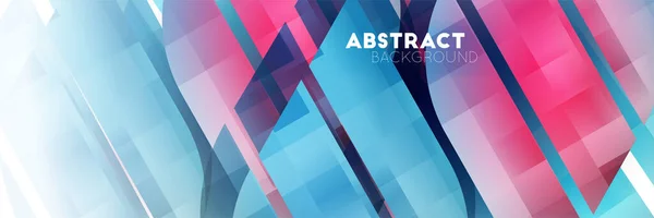 Vector de hojas geométricas abstractas multicolores — Vector de stock