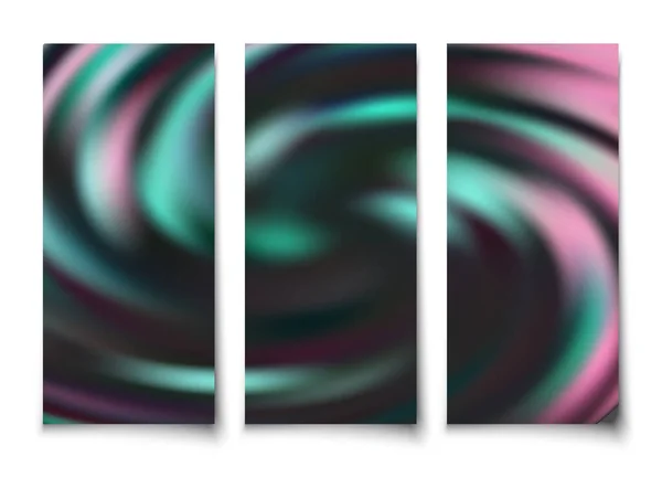 抽象涡旋向量横幅模板 — 图库矢量图片