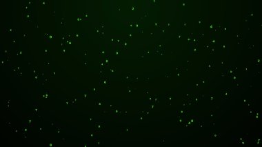 Dijital sayılar arka plan