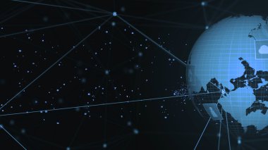 Dijital numaraları ve bağlantı arka plan