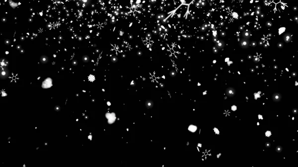 Copo de nieve fondo abstracto —  Fotos de Stock