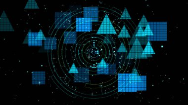 Gelecekçi soyut arkaplan