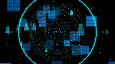 Gelecekçi soyut arkaplan