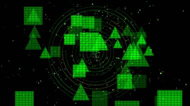 Gelecekçi soyut arkaplan