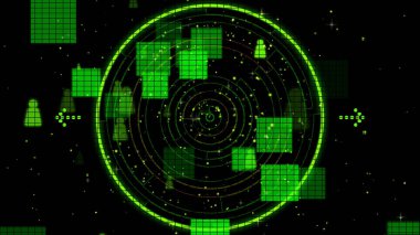 Gelecekçi soyut arkaplan