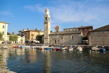 Lazise pastoral şehir İtalya