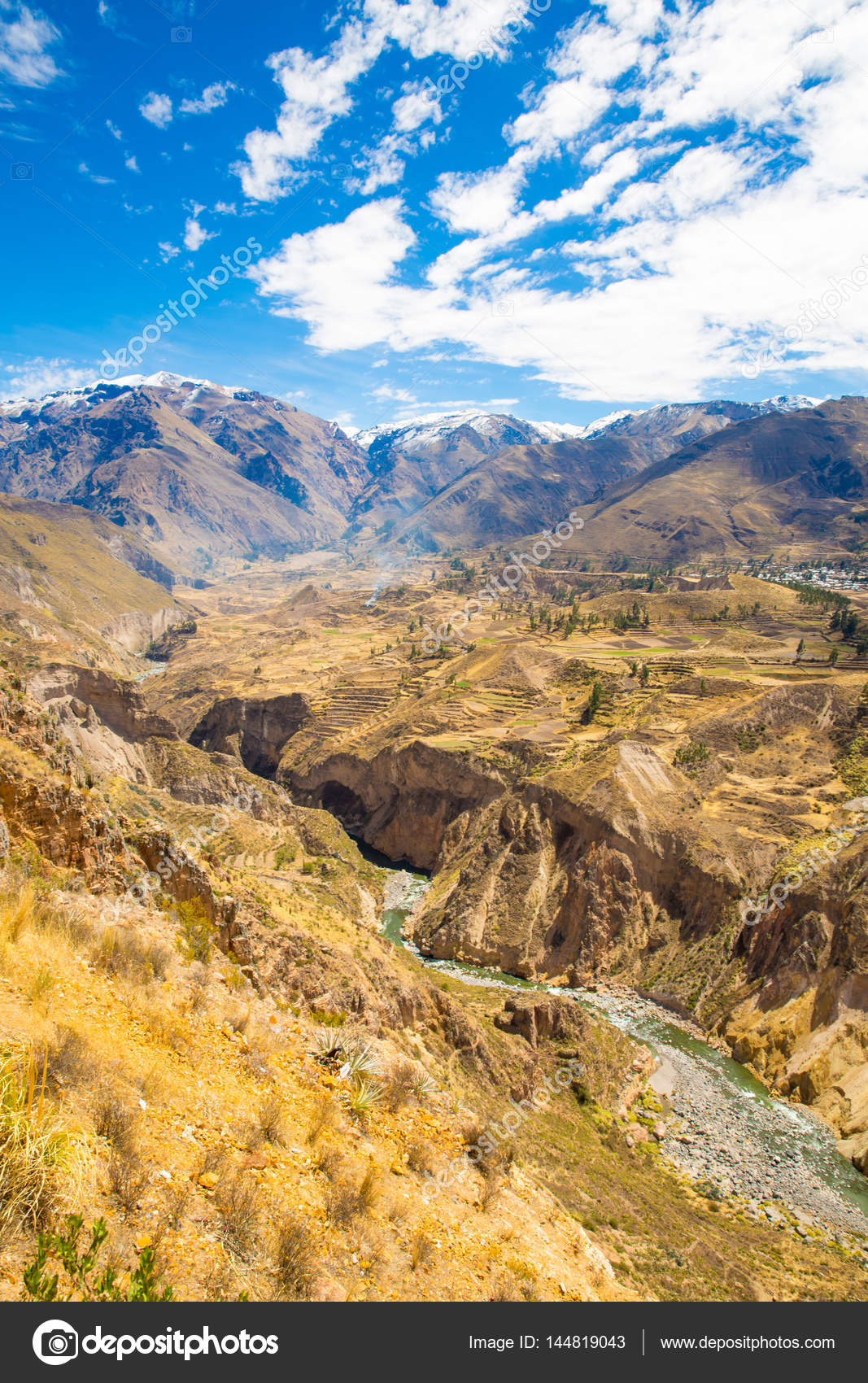 Colca Canyon Perú América Del Sur Incas Para Construir