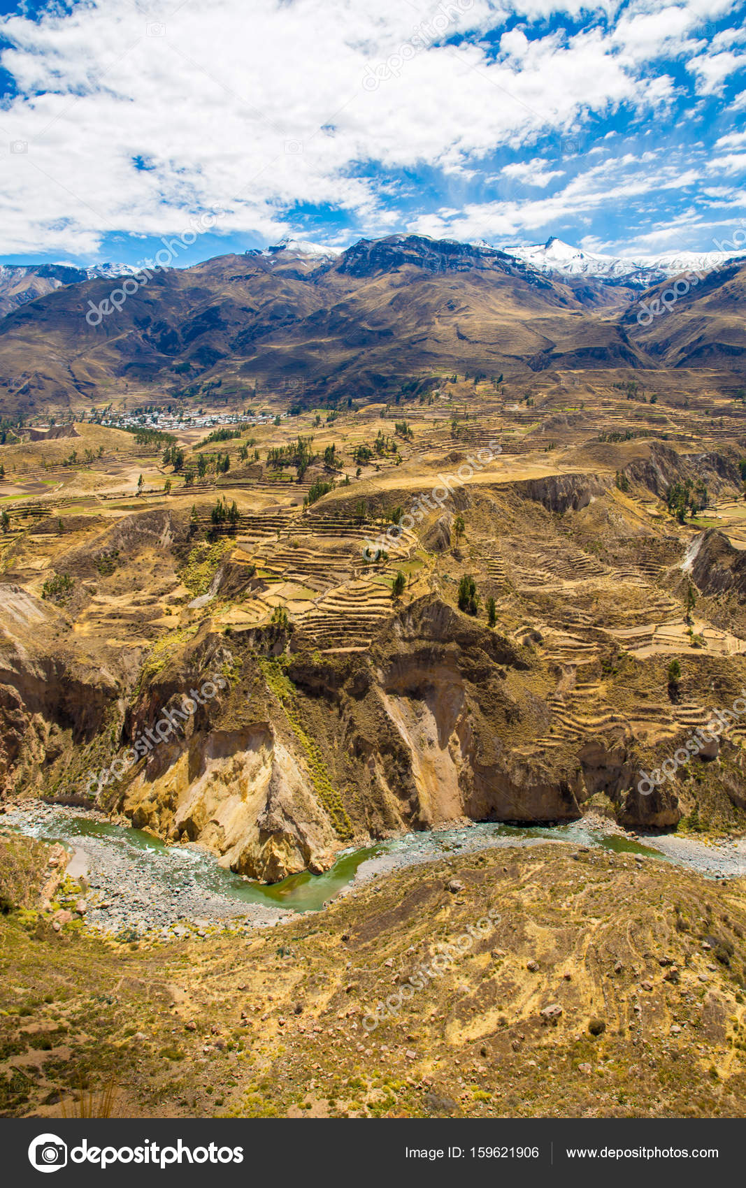 Colca Canyon Perú América Del Sur Incas Para Construir