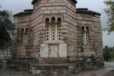 Atina Agora bölgesindeki kalıntılar ve tapınaklar