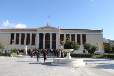 11/15/2017: Atina, Yunanistan: klasik, Atina 'da binalar, Yunanistan