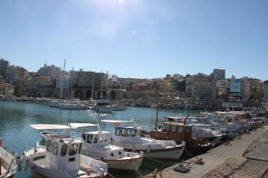 Görüntüleri şehir Kandiye Girit, Yunanistan