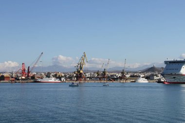Harbor view şehir Kandiye Girit, Yunanistan