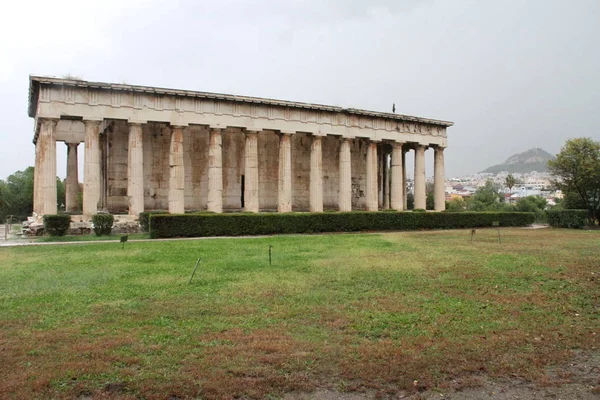 Ruínas Templos Atenas Agora — Fotografia de Stock