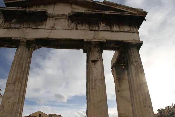 Θέα Στην Ακρόπολη Αθήνα Ελλάδα — Φωτογραφία Αρχείου