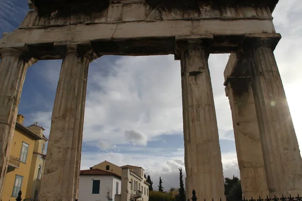 Vista Acrópole Atenas Grécia — Fotografia de Stock