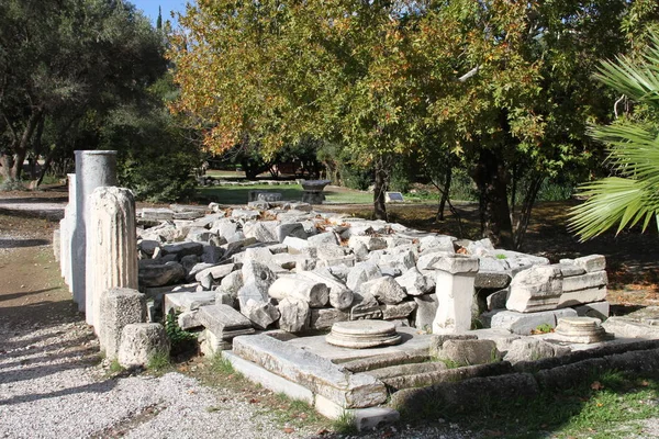 Ruinerna Aghora Aten Grekland — Stockfoto