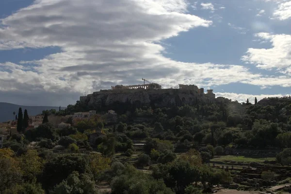 Ερείπια Της Aghora Αθήνα — Φωτογραφία Αρχείου